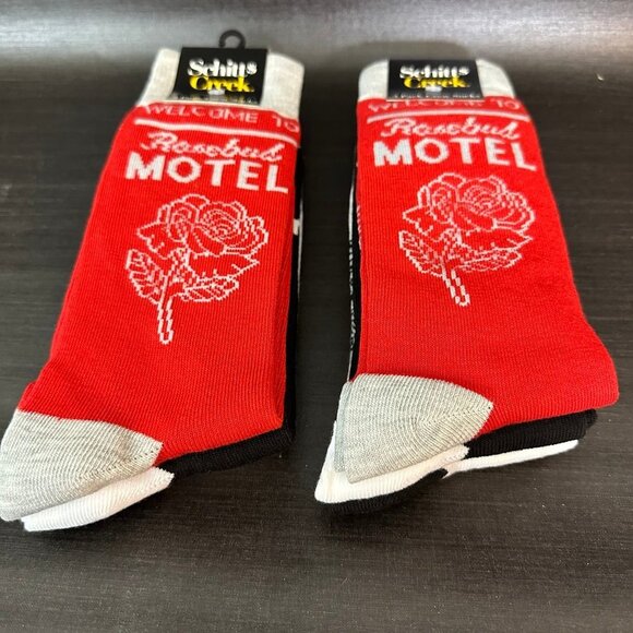 NEW - Schitts‎ Creek socks novelty graphic design crew socks lot 0f 2 packs - Picture 3 of 7